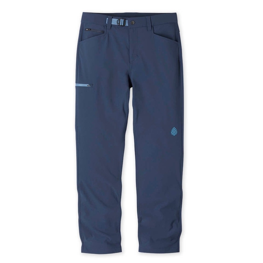 Stio Mountain Shadow Trail‎ Pants Mens Size 33S Navy Zip Pockets Drawstring NWT